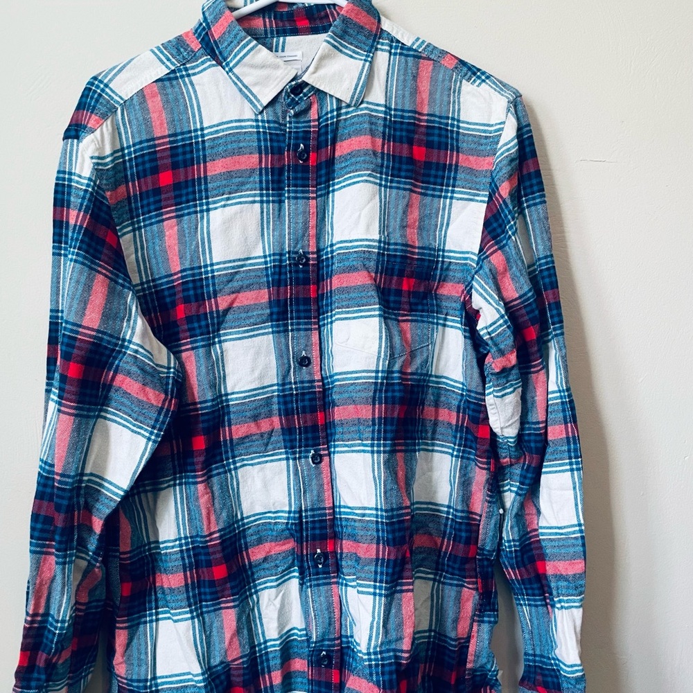 Old Navy Multicolor Plaid Button Down Shirt